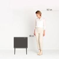 Brabantia Bo touch bin 11+23 liter platinum - thumbnail