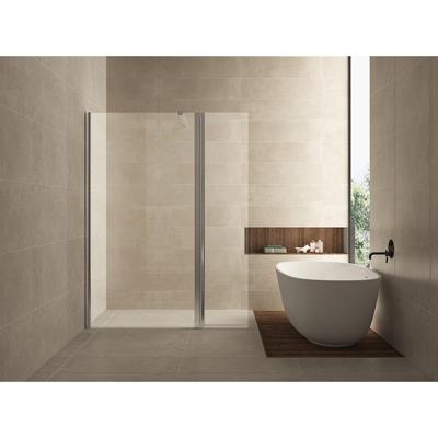 Wiesbaden zijwand + scharnierprofiel 400x2000 10 mm NANO glas