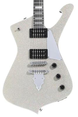 Ibanez Paul Stanley Signature PS60 Silver Sparkle met gigbag