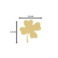 Vaessen Creative • figuurpons klavertje vier small - thumbnail