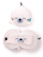 Relaxeazzz Adoramals Kai de Zeehond Rond Reiskussen & Slaapmasker - thumbnail