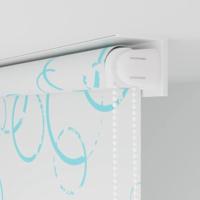 VidaXL Rolgordijn voor douche 80x240 cm bubbel - thumbnail