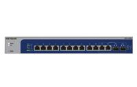NETGEAR XS512EM Managed L2 10G Ethernet (100/1000/10000) 1U Blauw, Grijs - thumbnail