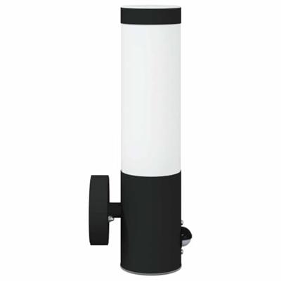 Buitenwandlamp Zwart 12 x 7.5 x 29 cm Roestvrij staal