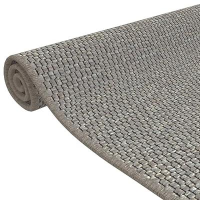 VidaXL Tapijtloper 50x150 cm sisal-look zilverkleurig