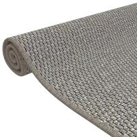 VidaXL Tapijtloper 50x150 cm sisal-look zilverkleurig - thumbnail