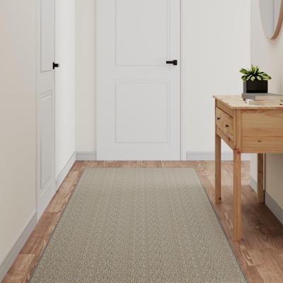 VidaXL Tapijtloper 80x400 cm sisal-look zilverkleurig