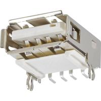 FCI USB 87583-2010BLF Inbouwbus USB type A 2.0 Bus, inbouw horizontaal 1 Poort 1 stuk(s) - thumbnail