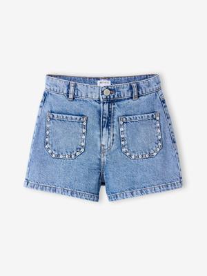 Denim short lichtblauw Denim short lichtblauw