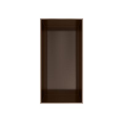 Hotbath &More Inbouwnis - 30 x 15 x 10 cm - Frameless - Tuscan Bronze