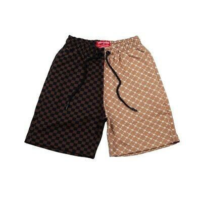 Sprayground Bermuda Paris vs Florence Kort Broekje Junior - Maat 164 - Kleur: Bruin | Soccerfanshop