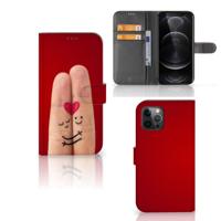 Apple iPhone 12 Pro Max | Wallet Case | met Pasjes | Liefde - Origineel Romantisch Cadeau - thumbnail