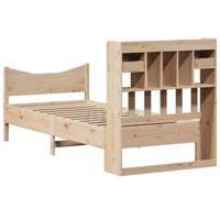 Bedframe zonder matras massief grenenhout 90x200 cm - thumbnail