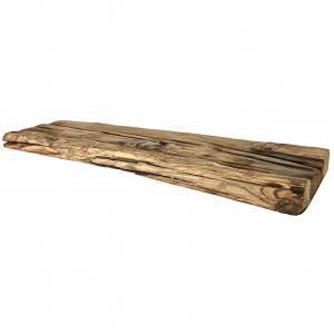 Zwevende rustiek eiken spoorweg wandplank 180 x 20 cm Zwevende rustiek eiken spoorweg wandplank 180 x 20 cm