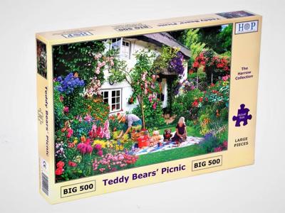 Teddy Bears' Picnic Puzzel 500 XL Stukjes Teddy Bears' Picnic Puzzel 500 XL Stukjes