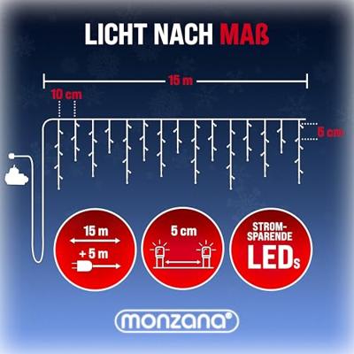 Kerstverlichting 600 LED 20 meter helder wit - thumbnail