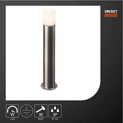 SLV Staande tuinlampRox 90cm metaalgrijs - 1001490