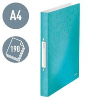 Leitz WOW ringmap, uit PP, ft A4, ijsblauw - thumbnail