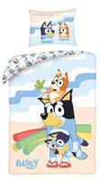 Bluey en Bingo Dekbedovertrek Beach 140 x 200 cm - katoen - thumbnail