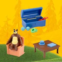 Michka's Huis - GPTOYS - MASHA & MICHKA - MHA22 - 2 beeldjes inbegrepen + 15 accessoires - Vanaf 3 jaar - thumbnail