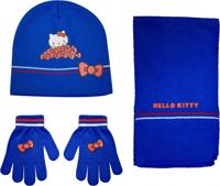 Stamion winterset hello kitty junior acryl blauw 4-delig one-size - thumbnail