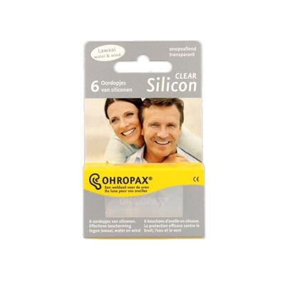Ohropax Silicon clear 6 Stuks