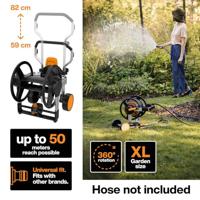 Fiskars Slanghaspel Manueel XL met Wielen | excl. Tuinslang - 1062257 - thumbnail
