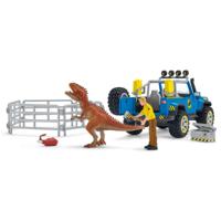 Schleich dinosaurs off-road voertuig met dino wachtpost 41464 - thumbnail