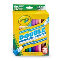 Crayola dubbelzijdige viltstiften, 10st. - thumbnail