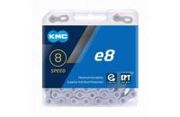 Kmc ketting 6/7/8 speed e8 ept 122 schakels zilver - thumbnail