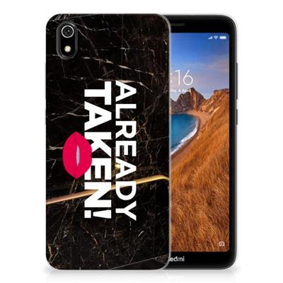 Xiaomi Redmi 7A | Siliconen hoesje | met naam Already Taken Black Xiaomi Redmi 7A | Siliconen hoesje | met naam Already Taken Black