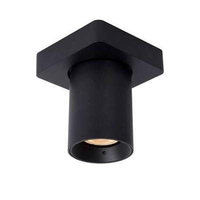 Lucide NIGEL - Plafondspot - LED Dim to warm - GU10 - 1x5W 2200K/3000K - Zwart