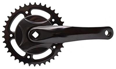 Hzb kettingwiel/crankset nexus 38 tands 170 mm 1/8 - 3/32 zwart