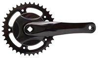 Hzb kettingwiel/crankset nexus 38 tands 170 mm 1/8 - 3/32 zwart - thumbnail