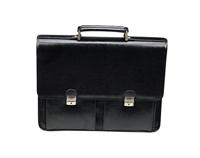 Juscha JU-47117 Aktetas Alassio Veneto, Zwart Leer - thumbnail