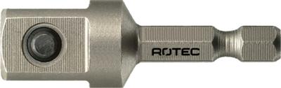 Rotec Adapter E 6,3 x 50mm x 1/2"-4-kt. met stift - 820.00601 - 820.00601