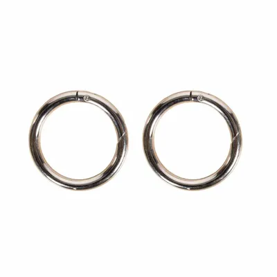 Martingaal snap ring zilver