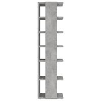 VidaXL Schoenenkasten 2 st 27,5x27x102 cm betongrijs - thumbnail