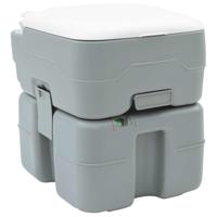 Camping Toilet Set 2 pcs Grijs 50,5 x 33 x 103 cm - thumbnail
