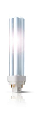 Philips master pl-c lamp 26w/840 4p g24q-2 koel wit