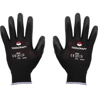 TOOLCRAFT TO-5621547 Polyester, Polyurethaan Werkhandschoen Maat (handschoen): 9 Cat II 1 paar TOOLCRAFT TO-5621547 Polyester, Polyurethaan Werkhandschoen Maat (handschoen): 9 Cat II 1 paar