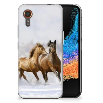 Samsung Galaxy Xcover 7 | TPU Hoesje | Paarden Samsung Galaxy Xcover 7 | TPU Hoesje | Paarden