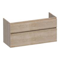 Brauer Delight - Onderkast - 120 cm - met 2 Softclose Lades Greeploos en 1 Sifon Uitsparing - Sunlit - thumbnail