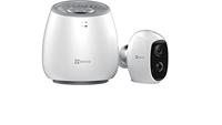 Bewakingscamera voor buiten, wifi met accu, drievoudige verpakking met WLB (Lan/4G LTE), draadloze wifi 1080P 2,4GHz, nachtzicht, 2-weg audio, SD-kaartsleuf, PIR-bewegingsmelder, Ezviz C3A - thumbnail