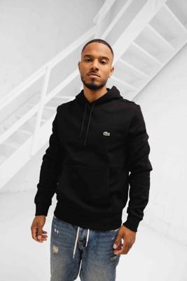 Lacoste Fleece Hoodie Heren Zwart - Maat L - Kleur: Zwart | Soccerfanshop