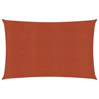 VidaXL Zonnezeil 160 g/m² 3x4,5 m hdpe terracottakleurig - thumbnail