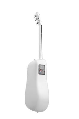 LAVA Music ME 4 Carbon 36" White elektrisch-akoestische smart westerngitaar met Airflow Bag