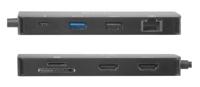 Club3D CSV-2552 9-1 USB-C® Dual HDMI™ 100W Hub - thumbnail