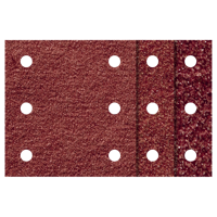 Wolfcraft 1761000 Oscillerend schuurpapierset Met klittenband, Geperforeerd Korrelgrootte (num) 60, 120, 240 (l x b) 115 mm x 100 mm 10 stuk(s) - thumbnail