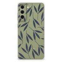 Samsung Galaxy S21FE | TPU Case | Leaves Blue - thumbnail